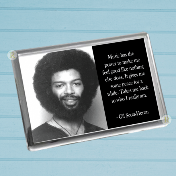 Gil Scott-Heron Fridge Magnet